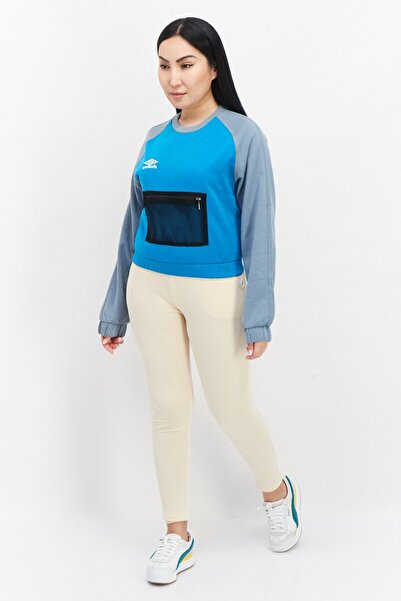 UMBRO Women Sportswear Fit Training Sweatshirt, Teal