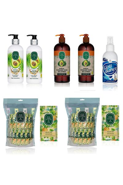 Eyüp Sabri Tuncer Eyüp Sabri Tuncer - Avocado Oil Lotion 250 Mlx2, Liquid Soap 750 Mlx2, Wet Wipes 150X2
