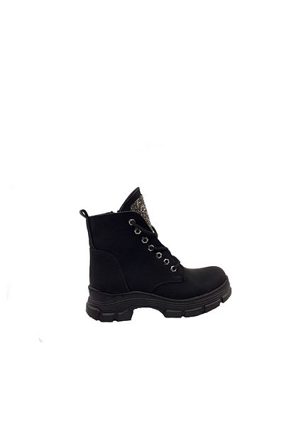 AYAKKABIMOOD Shoesmood Cc 209 Μαύρες Μπότες Σόλας Σμαραγδένια Thermo