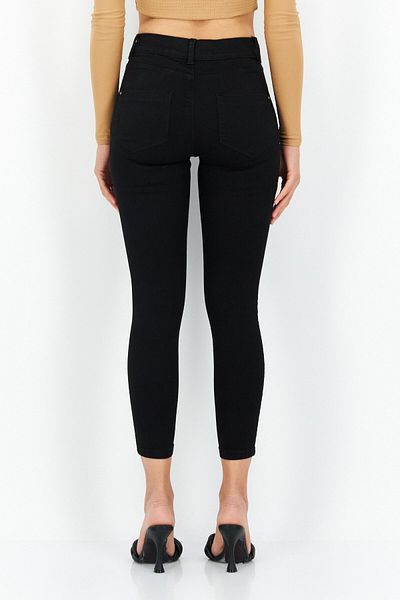 DOROTHY PERKINS Women Petite Skinny Fit Dark Stretchable Denim, Black