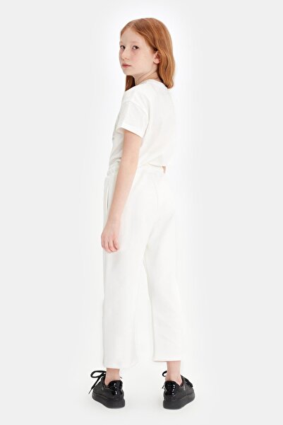 Tyess Bg Store Girls' Ecru Sweatpants 23Ss0Tj4214