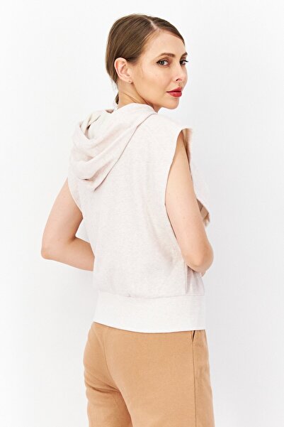 adidas Women Sportswear Fit Sleeveless Training Hoodie, Light Pink Combo