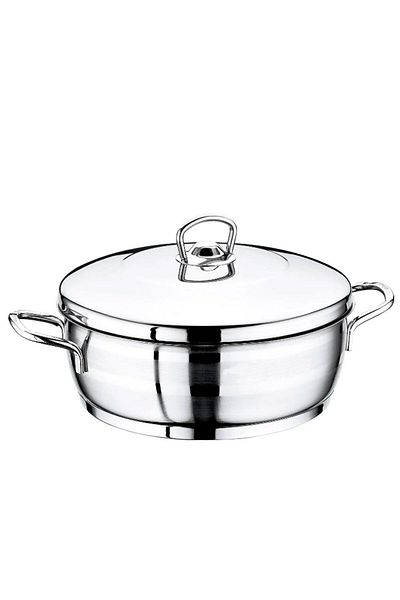 SAFINOX Flavia Pot with Metal Handle - 34x12 Cm