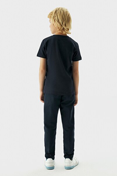 Bikkembergs Μπλουζάκι Bg Store Boy Navy Blue 23fw0bk1853