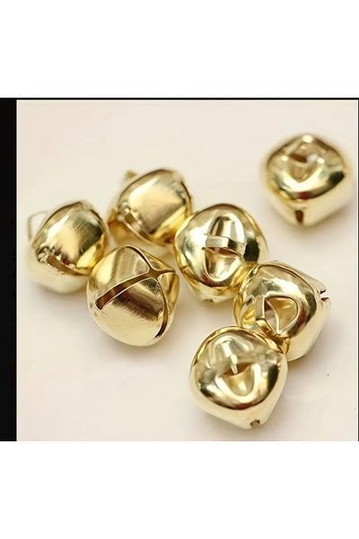 Partifabrik Mini Christmas Bell - 3 cm Round 20Pcs