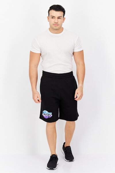 NEW ERA Men Sportswear Fit Training Shorts, Black Combo