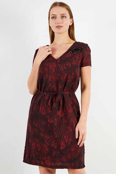 ONE STEP Women Textured Mini Dress, Black