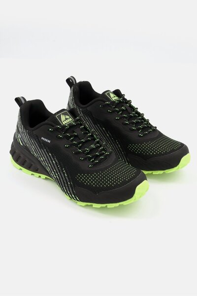 RBX حذاء جري برباط للرجال، أسود