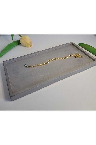 KARRA 24x11,5x1.5 cm Concrete Decorative Tray