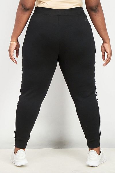adidas Women Regular Fit 3 Stripe Pants, Black