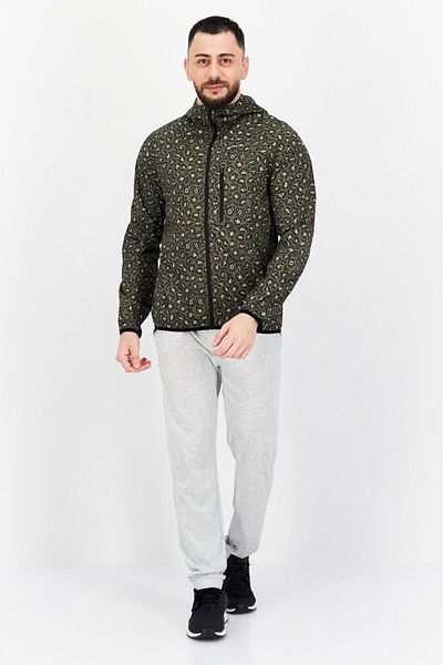 converse Men Sportswear Fit Running Sweatshirt, Olive Combo