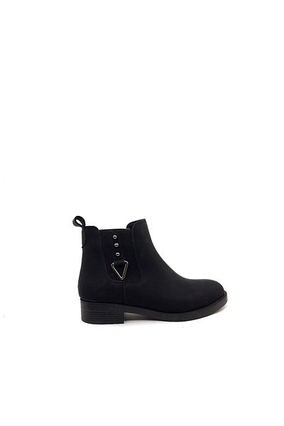 AYAKKABIMOOD Shoesmood Cc 606 Μαύρες Σμαραγδένιες Μπότες Thermo Sole