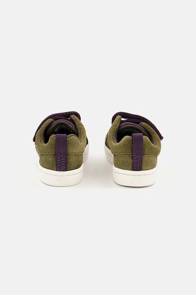 CLARKS Toddlers Boy City Hero Low Velcro Shoes, Olive