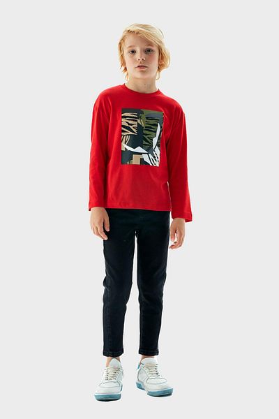 Nebbati Bg Store Boy's Red T-Shirt 23Pfwnb3511