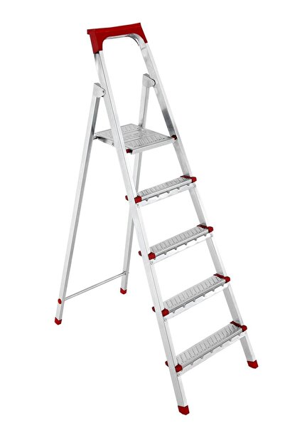 Genel Markalar AYYILDIZ Moonstar 4+1 Metal Ev Tipi Katlanabilir Merdiven