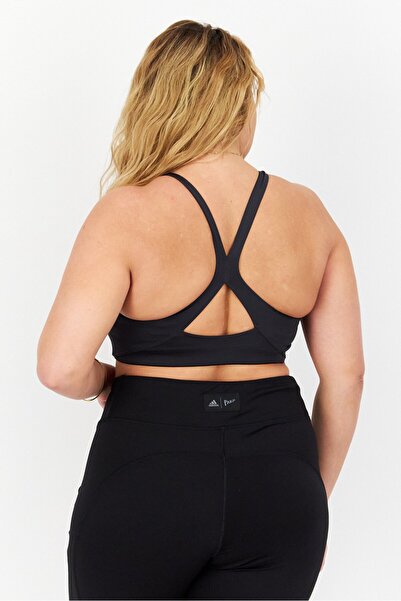 adidas Women Padded Training Sports Bra, Dark Grey