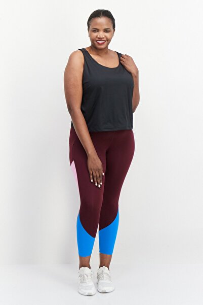 adidas Women Plus Size Plain Training Top, Black