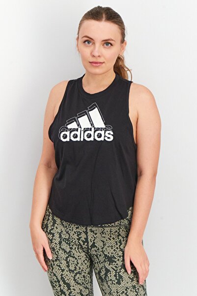 adidas Kadın Spor Giyim Fit Kolsuz Atlet، Siyah