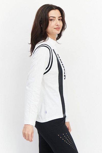 UMBRO Women Sportswear Fit Long Sleeve Training T-shirt, White