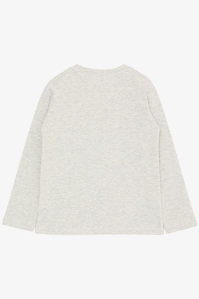 Breeze Μακρυμάνικο μπλουζάκι Boy's Beige Melange - 4-8 ετών