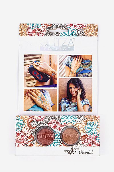 glitza Fashion Oriental Temporary Tattoo Starter Set, Multicolor