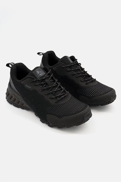 RBX Men Lace Up Running Sports Shoe, Black