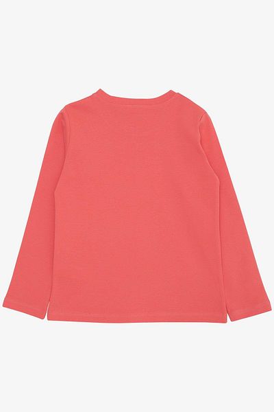 Breeze 9-14 Years Old Boy's Long Sleeve Basic T-Shirt - Pomegranate