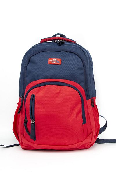 Necati Çanta 15.6 Inc Daily Travel School Lined Multi-Compartment Backpack with Laptop Compartment Navy Blue