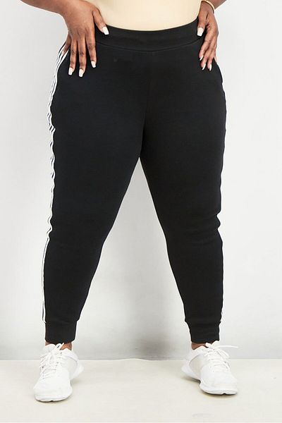 adidas Women Regular Fit 3 Stripe Pants, Black