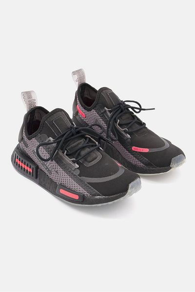 adidas Kids Boy Lace Up Nmd R1 Spectoo Sports Shoes, Black