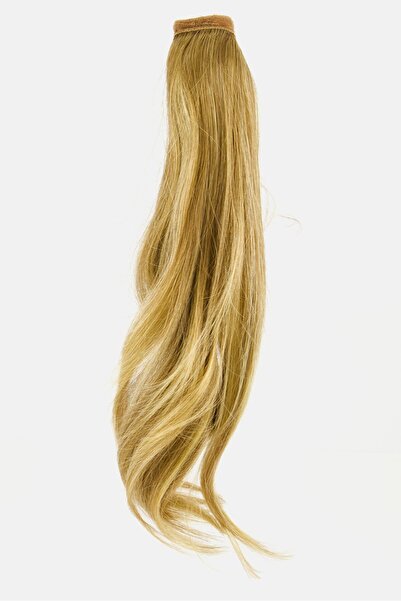 Hershesons وصلات شعر ذيل الحصان المستقيمة غير المرئية، أشقر كراميل