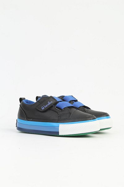 Benetton ®   Children's Sneakers - Bn-30441 3394 Black Sax Blue