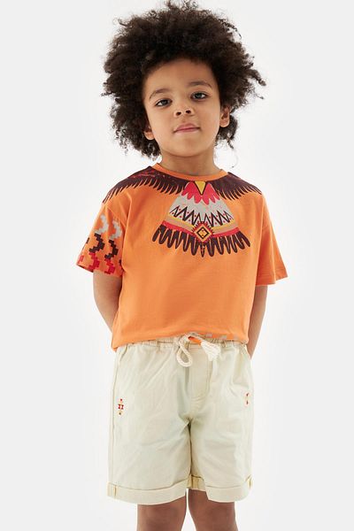 Nebbati Bg Store Boys' Ecru Shorts 23Ss2Nb3148