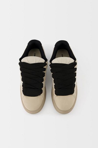 Bershka XL Lace-Up Skater Sneakers