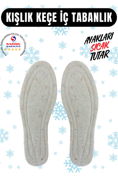 Sağdıç Saraciye Kışlık Ayakkabı Keçesi ( Patik, bot, ayakkabı )