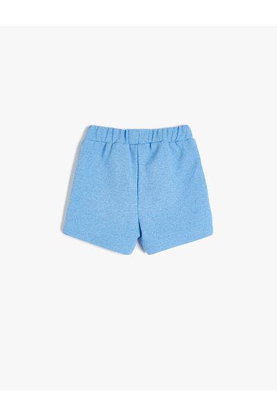 Koton Basic Shorts with Tie Waist and Pocket Detail