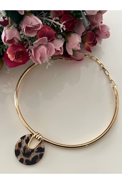 tones official Modern Leopard Print Serenay Collar Necklace