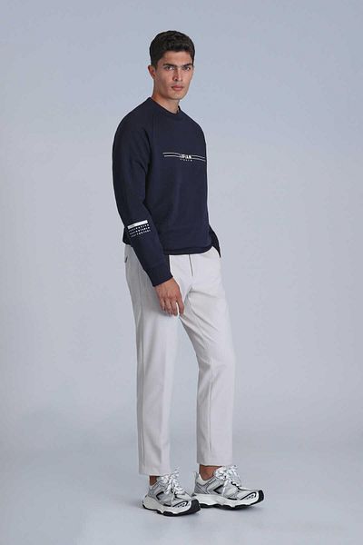 Lufian Ανδρικό φούτερ Navy Blue 112030144 Squıre