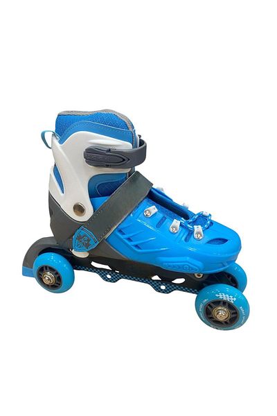 crayz toys Professional Lighted Silicone Caster Adjustable 2+2 Kids Adult Skates