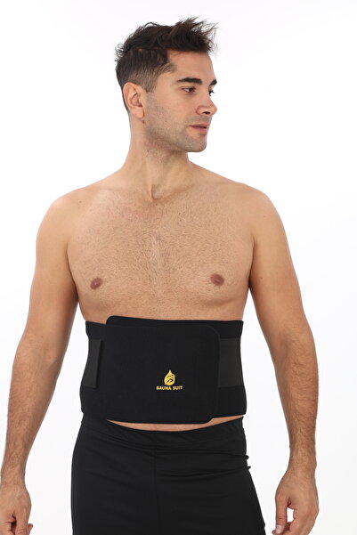 SAUNA SUIT Unisex Termal Sauna Sporcu Kemeri Zayıflama Yag  Bel Göbek Eritme ...