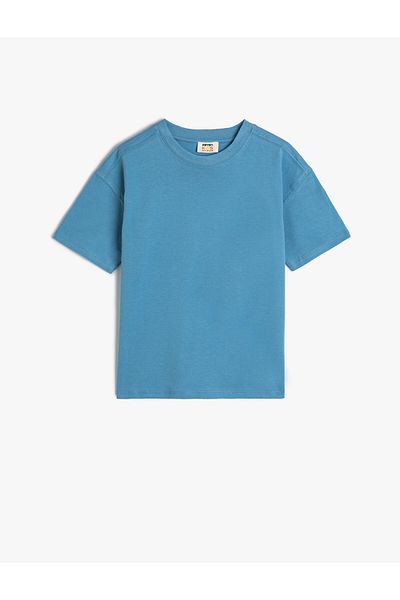 Koton Tricou de bază din bumbac cu mânecă scurtă