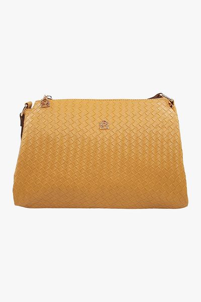 SOSELA 67-7153 Perla Mustard Women's Crossbody Bag