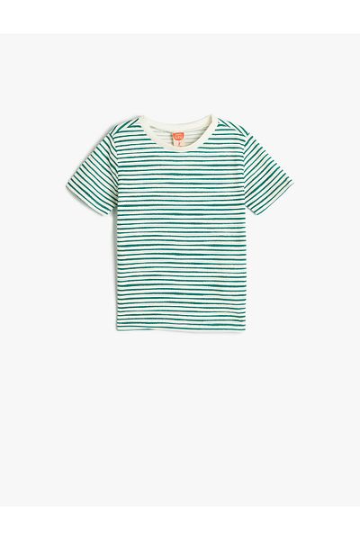 Koton Cotton T-Shirt Short Sleeve Crew Neck