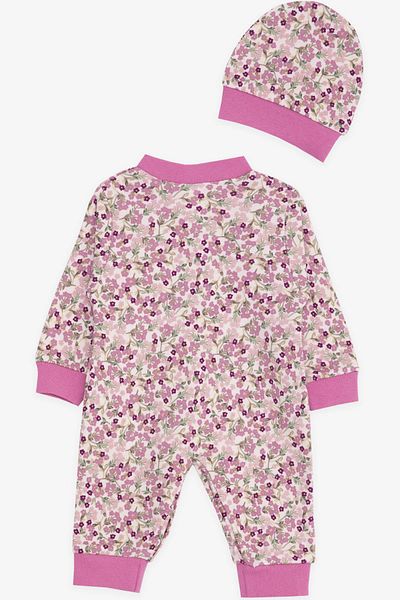 Breeze Baby Girl Rompers Floral Patterned 0-3 Months-6 Months, Mixed Color