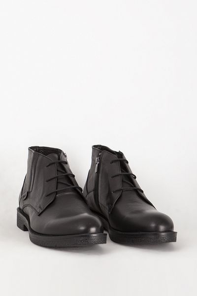 Dericlub Ανδρικά Casual Classic Boots - Real Leather, BR 07116, ΜΑΥΡΟ