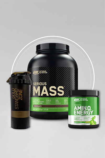 ON Optimum Nutrition Serious Mass Çikolata Aromalı 2.73kg 8 Servis-ON Amino E...