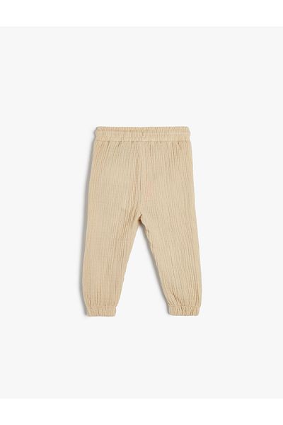Koton Jogginghose aus Musselinstoff – Strukturiert mit Taschendetail und elastischer Taille