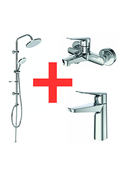 Creavit SH640 3'lü Bevel Duş Seti takımı