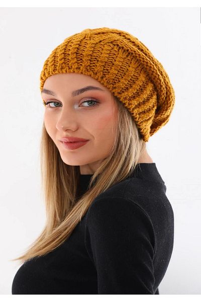 Wearflawless Women's Thick Knitted Pompom Beret