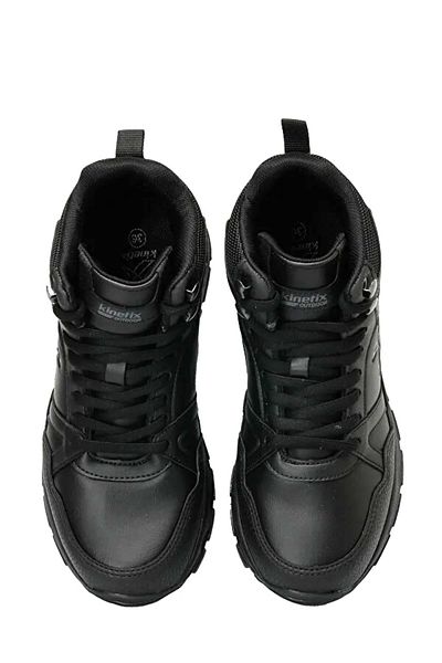 Kinetix Werrel Pu Hi 4PR Μαύρες Unisex Μπότες εξωτερικού χώρου - Υψηλής τεχνολογίας